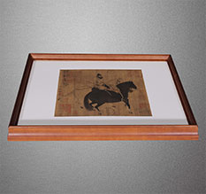 张家界市书画装裱配框服务案例